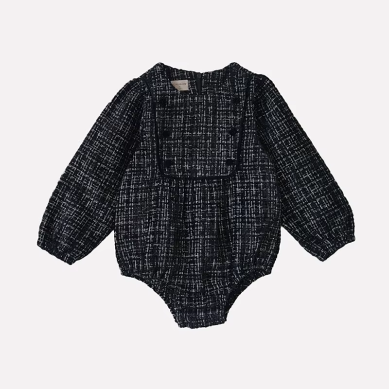 Midnight Tweed tweed girl romper – Ali Plus AW26