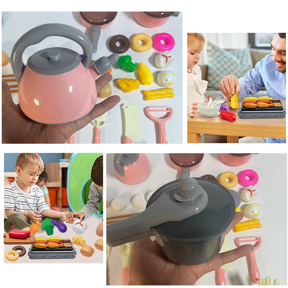 Play Kitchen Accessories Set (59 pcs) – Green — image 3