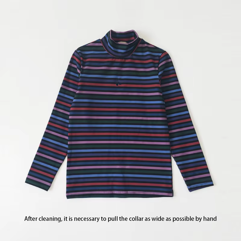 Playful Stripe striped mock neck – Ali Plus AW26