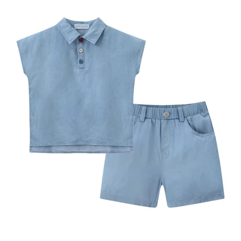 Embroidered Denim Collection – Boys Set