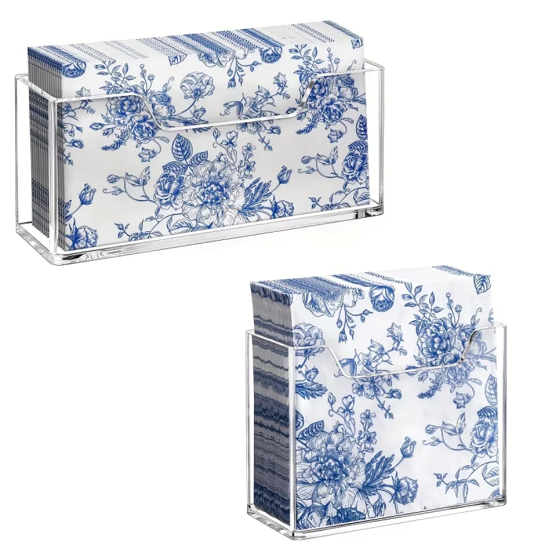 Clear Acrylic Tissue & Napkin Holder