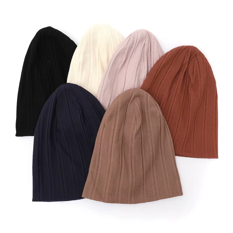Classic Ribbed Cotton Beanie