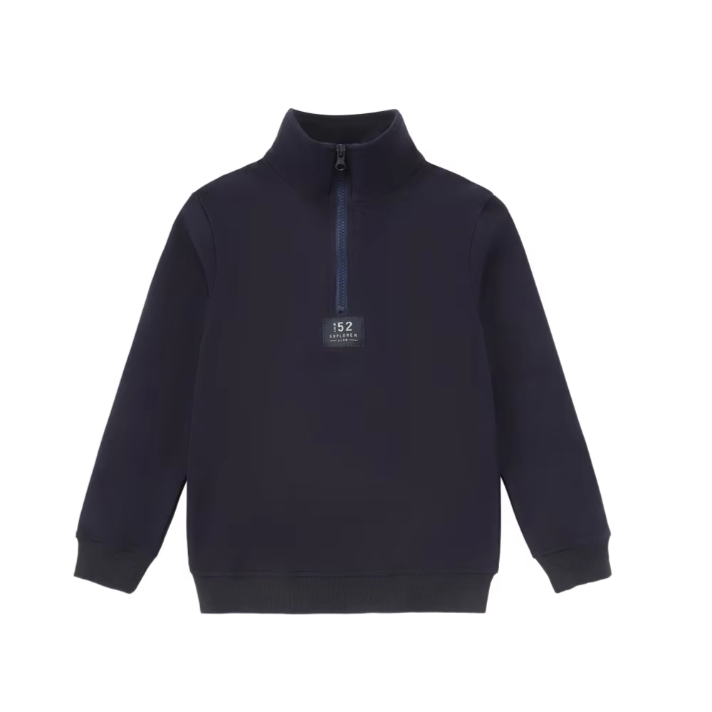 Navy Blue Corduroy – Zipper Shirt – Ali Picks AW26