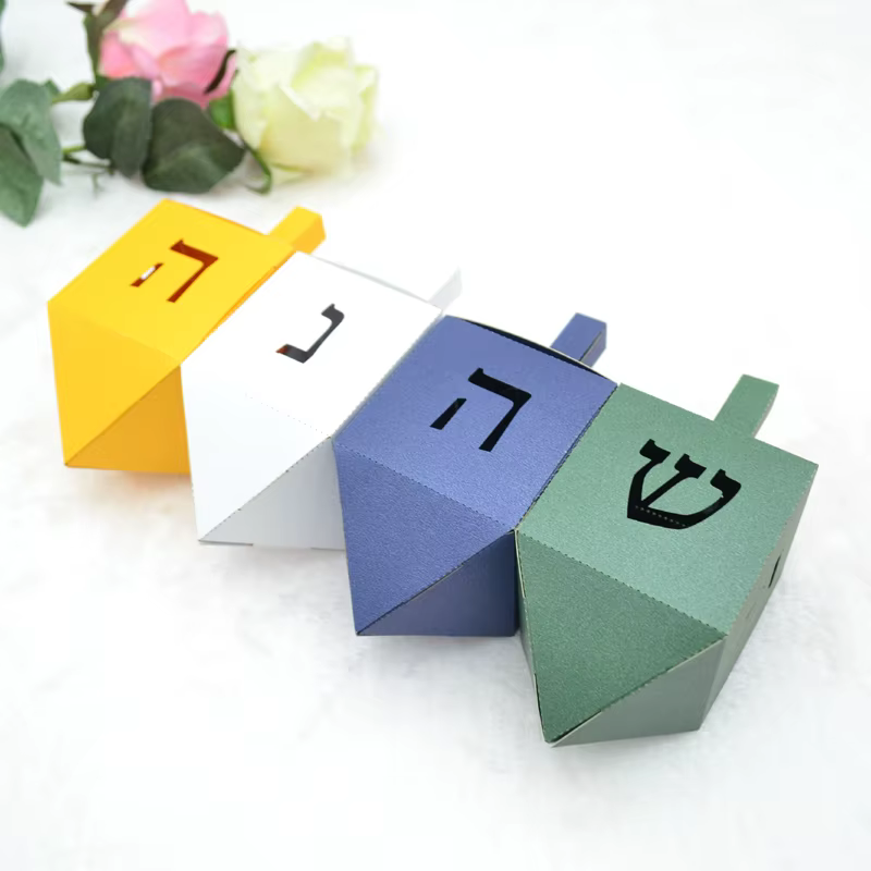 Personalised Dreidel Favour Boxes