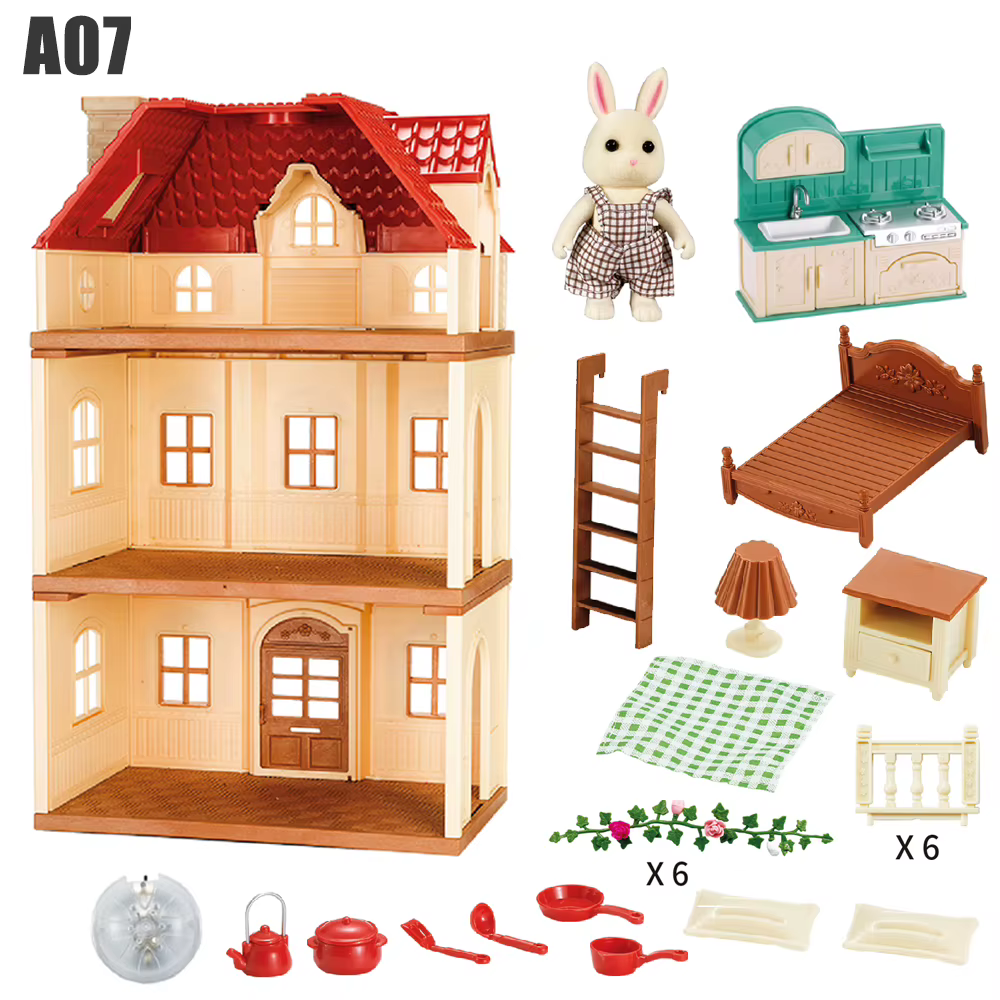 Forest Family Dollhouse A07
