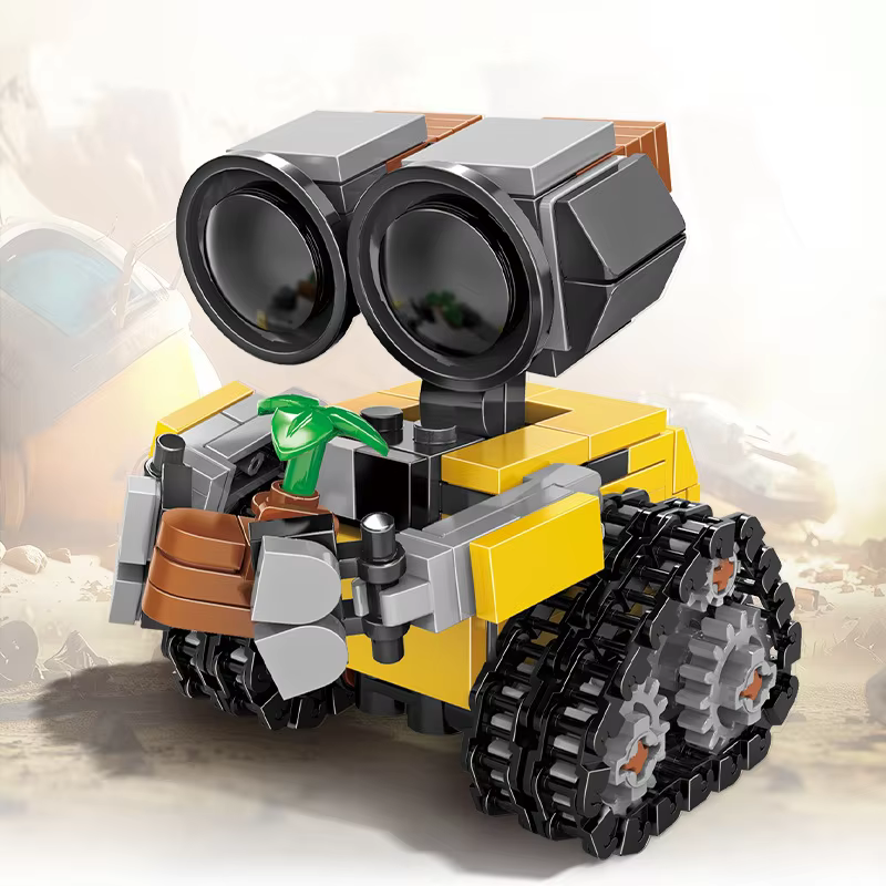 Space Robot Building Bricks