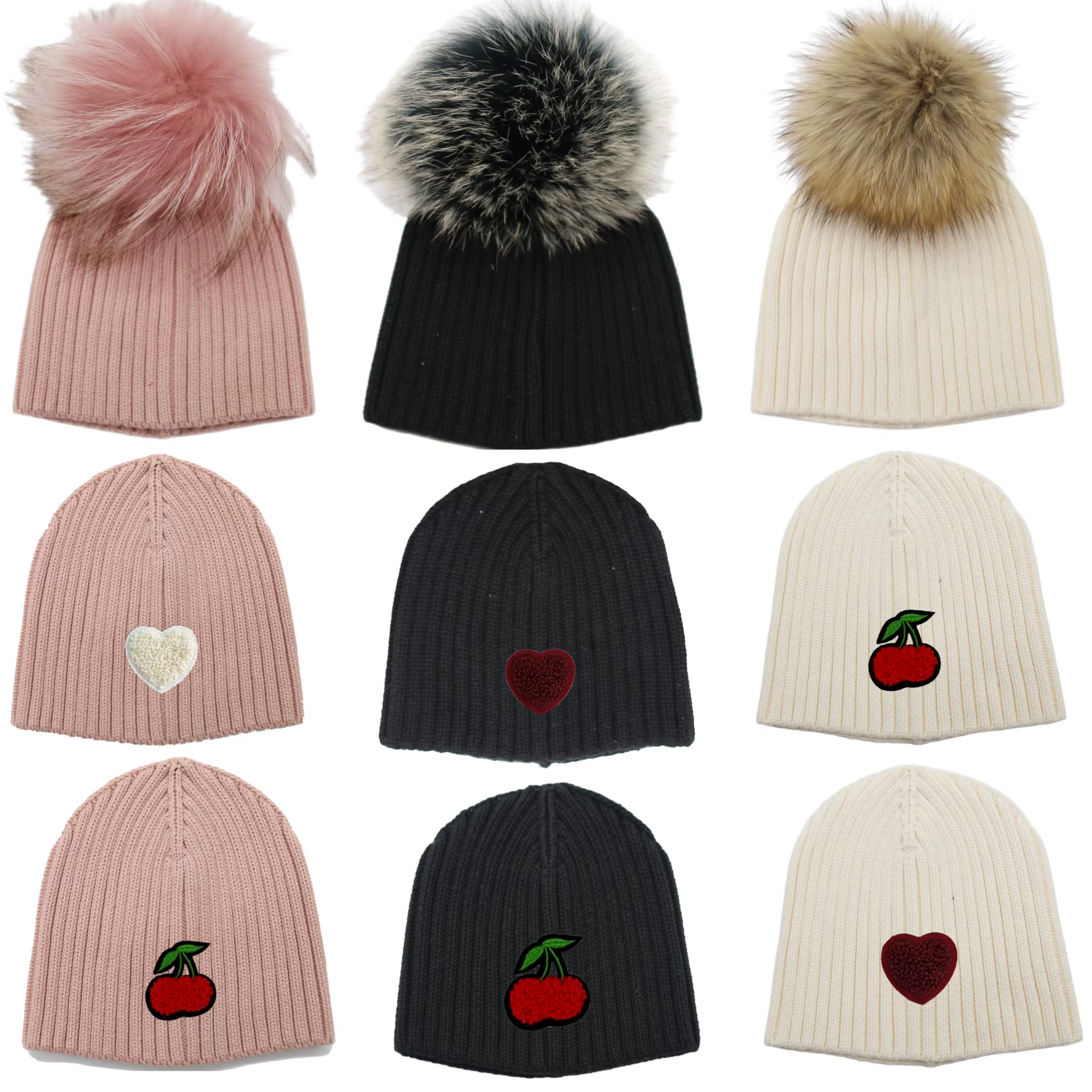 Patterned Baby Knit Beanie – Style OL REC — image 2