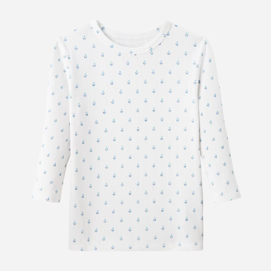Blue Denim Collection – 3 Quarter Floral