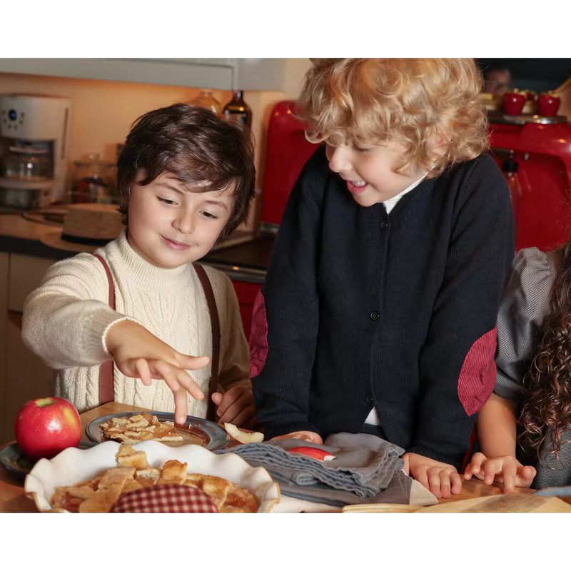 Heritage Weave Grey Boys Overalls — image 3