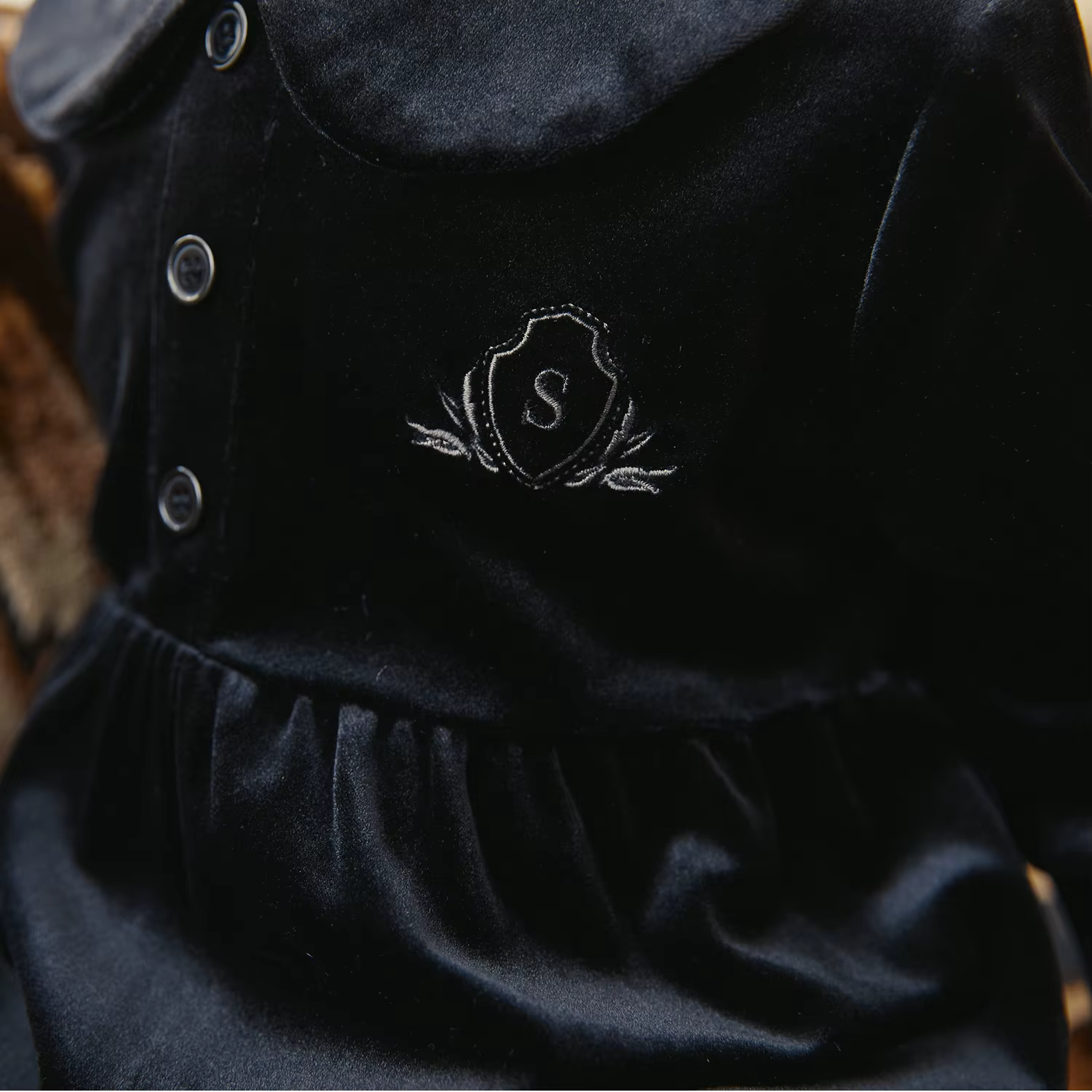 Velour Robe Collection – Floral Velour Overall — image 5
