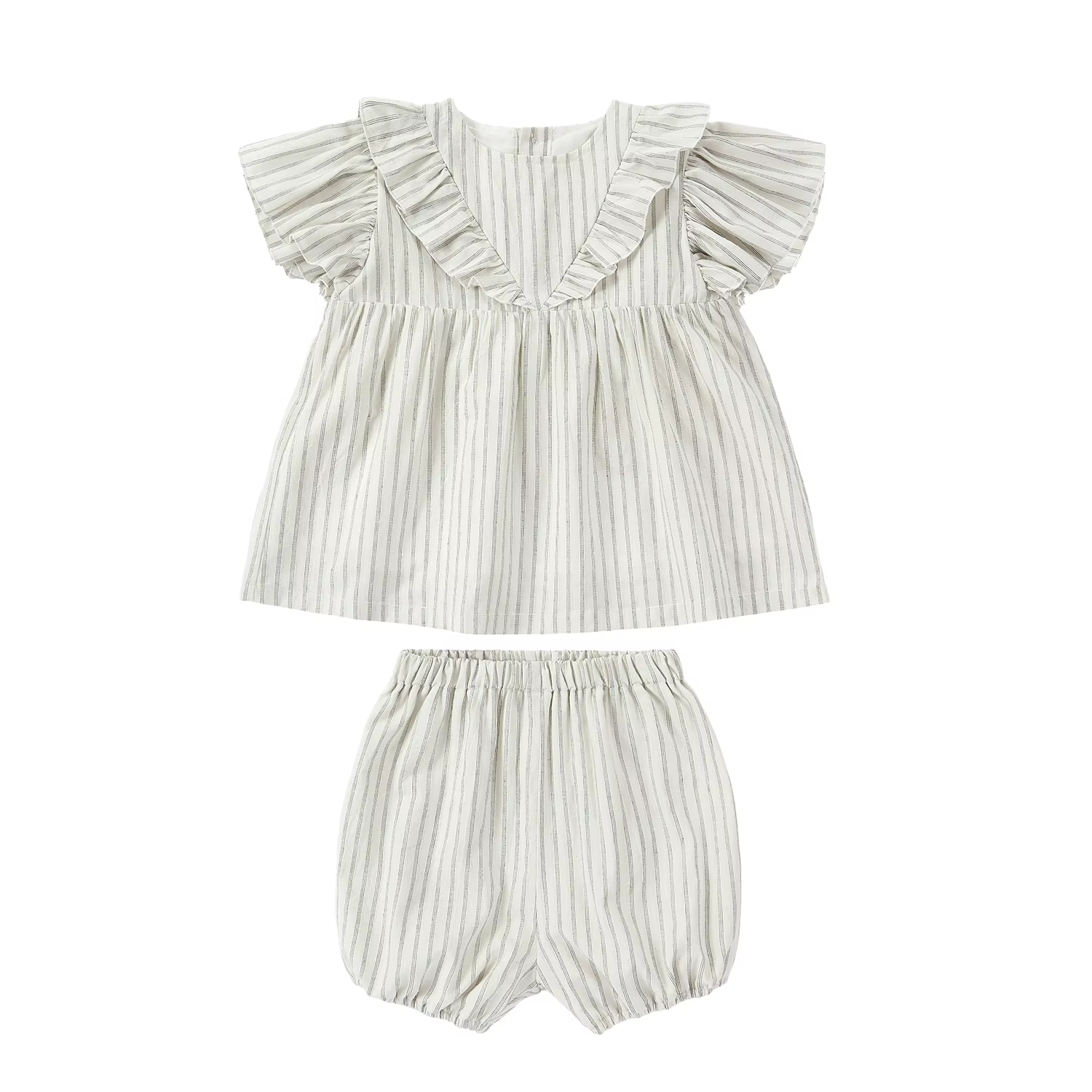 Santorini Stripe Collection – Baby Girls Set