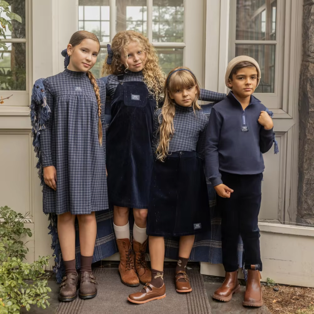 Navy Blue Corduroy Collection – Ali Picks AW26 family matching collection