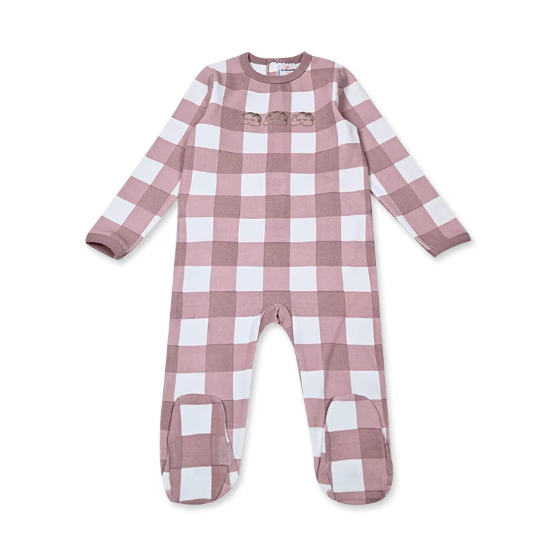 Brother & Sister Pyjamas – Pink Footie