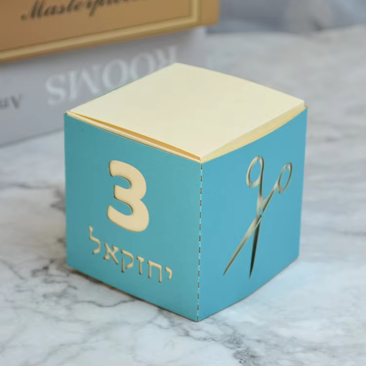 Kippah & Scissors Favour Boxes