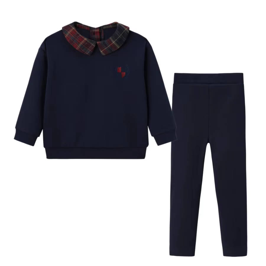 Denim Varsity Collection – Navy Baby Boy Set – Ali Specials AW26