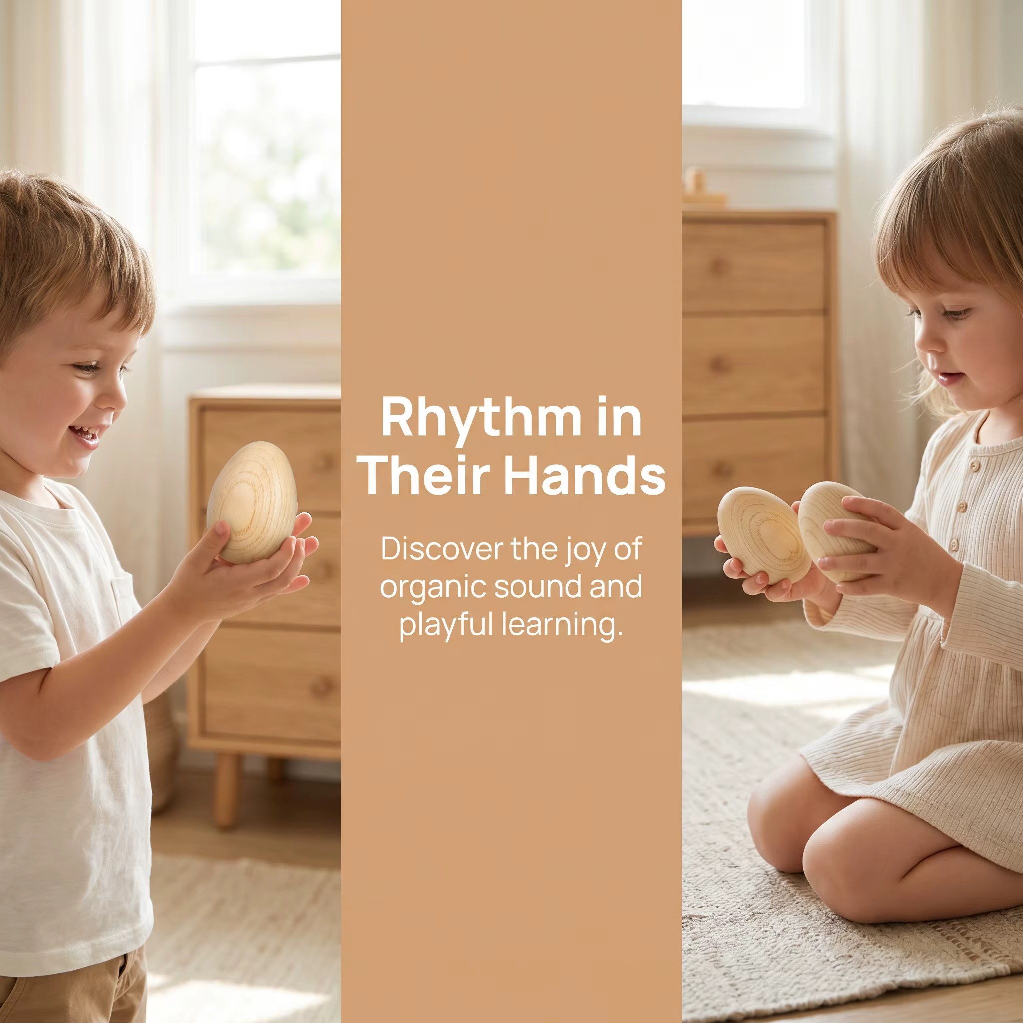 Wooden Egg Maracas (Pair) — image 3
