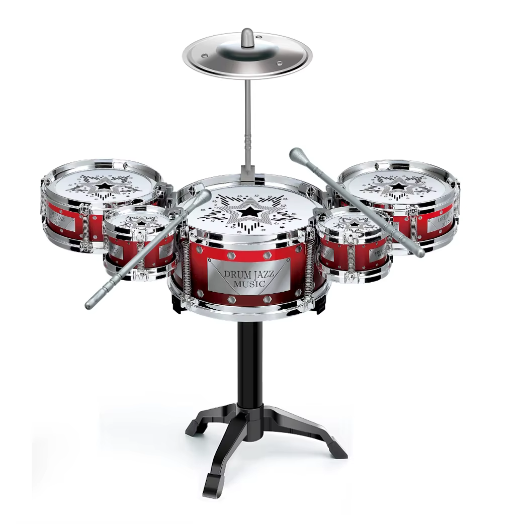 Toddler Jazz Drum Kit – Red