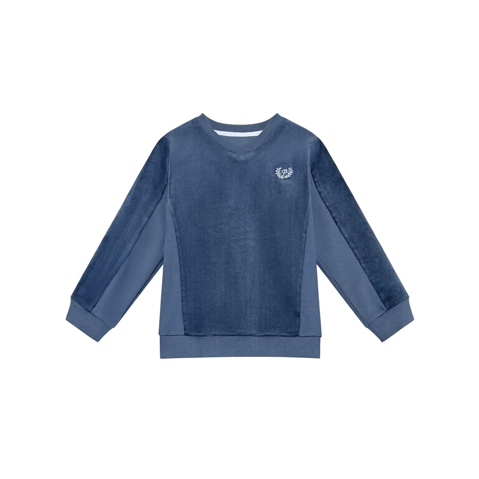 Dusty Blue Corduroy Collection Dusty Blue Corduroy Top – Ali Plus AW26