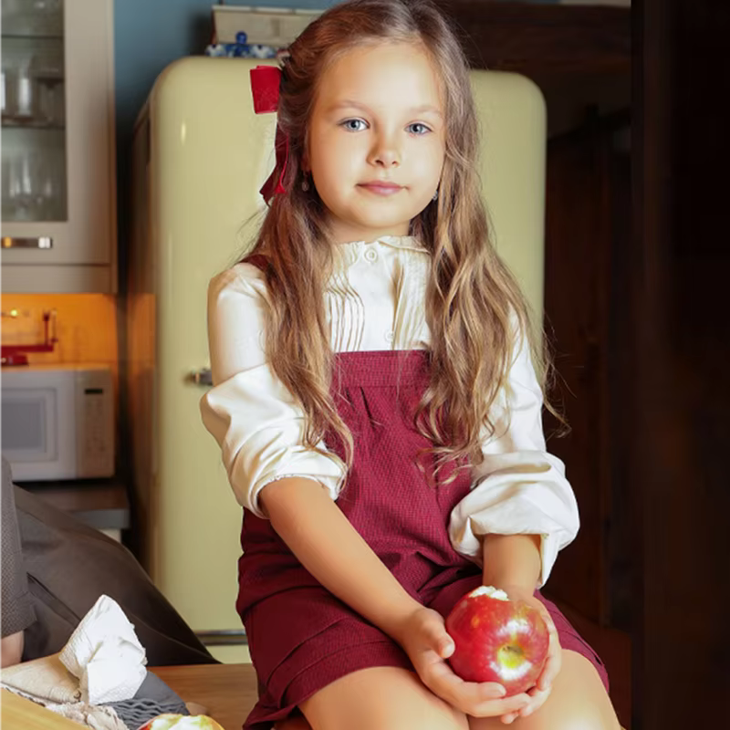 Heritage Weave Burgundy Baby Bloomer Set — image 3
