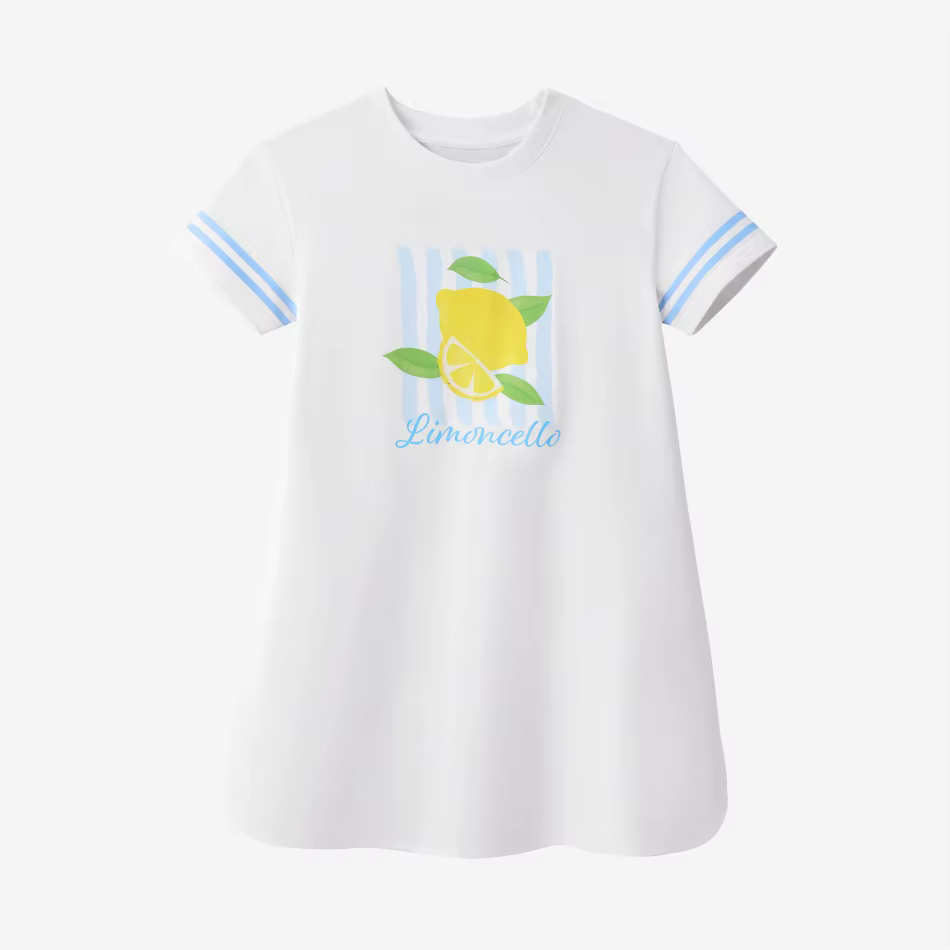 Print Lemon Collection – Girls Dress Short