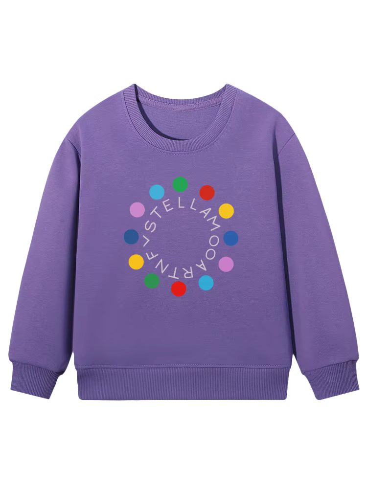 Girls' Colourful Circle Graphic Sweatshirt — image 5