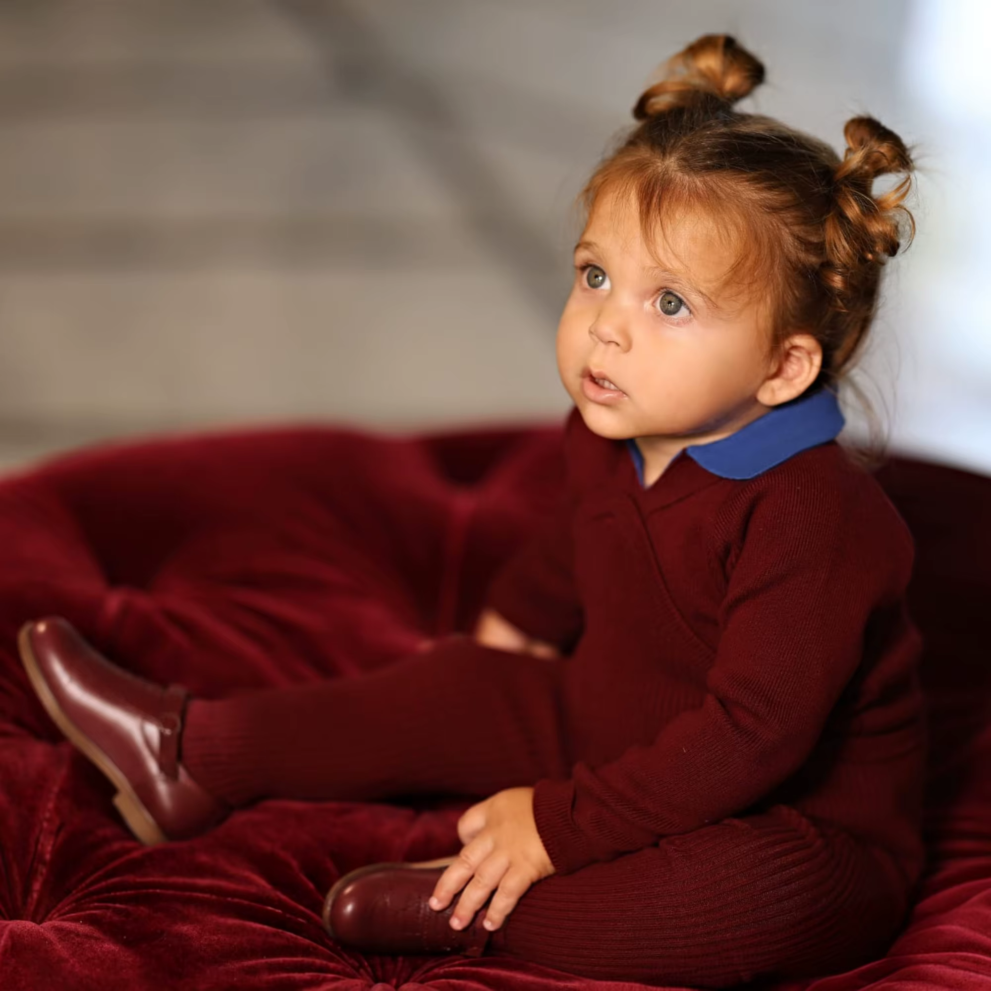 Burgundy Collection – Girls Knit Vest — image 5