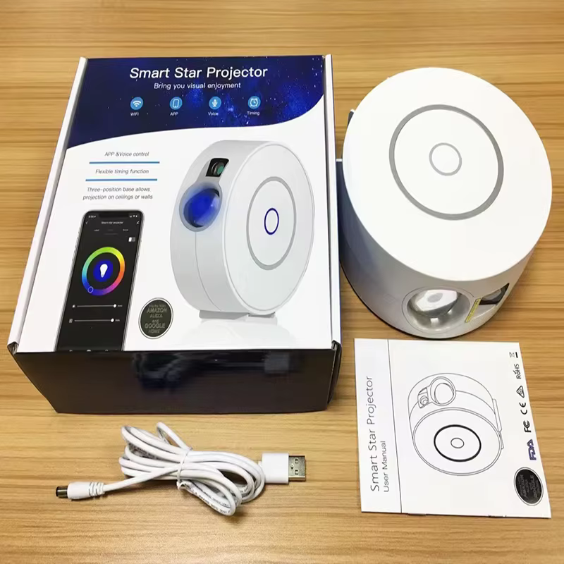 Smart Aurora Galaxy Projector – White