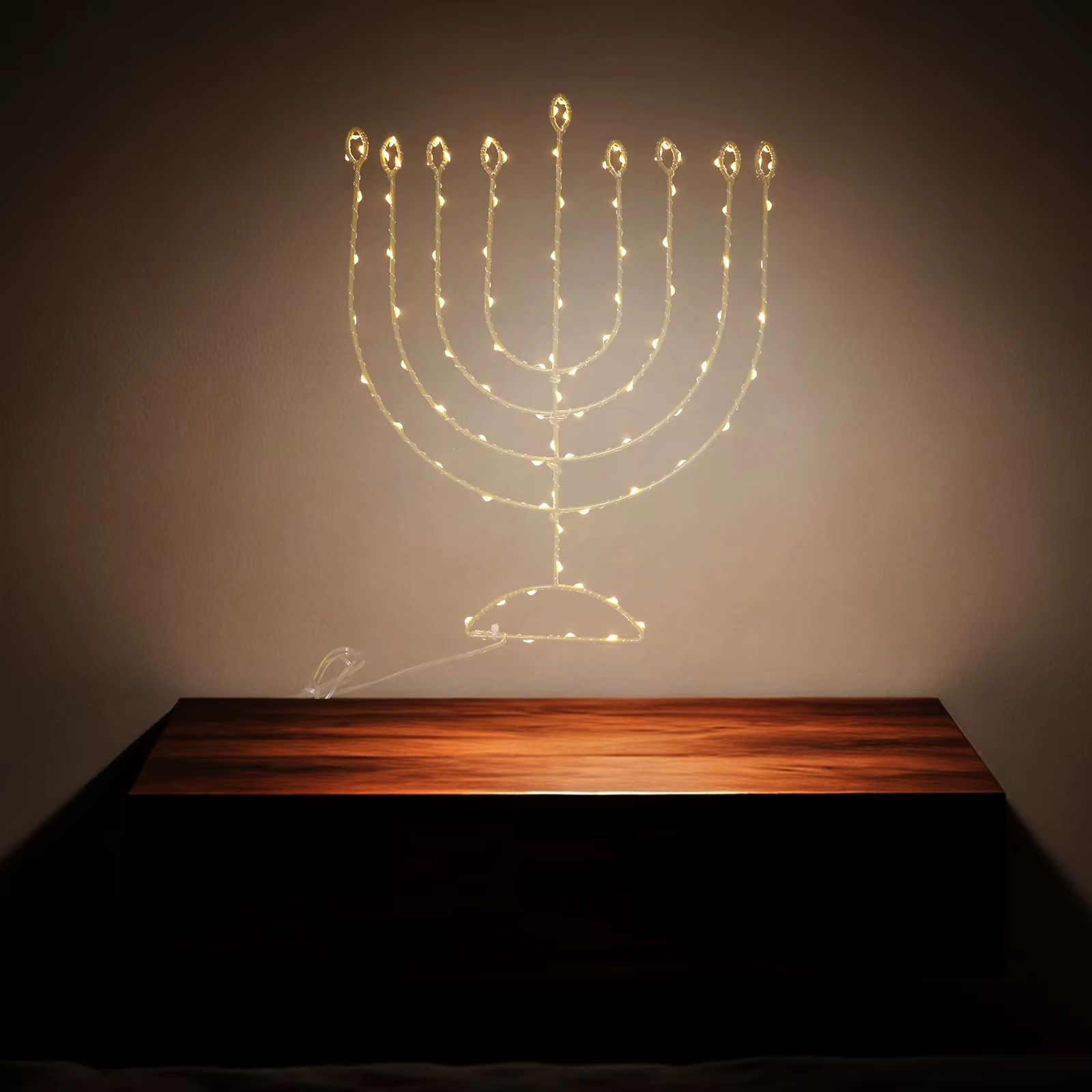 Chanukah Menorah Window Light — image 6