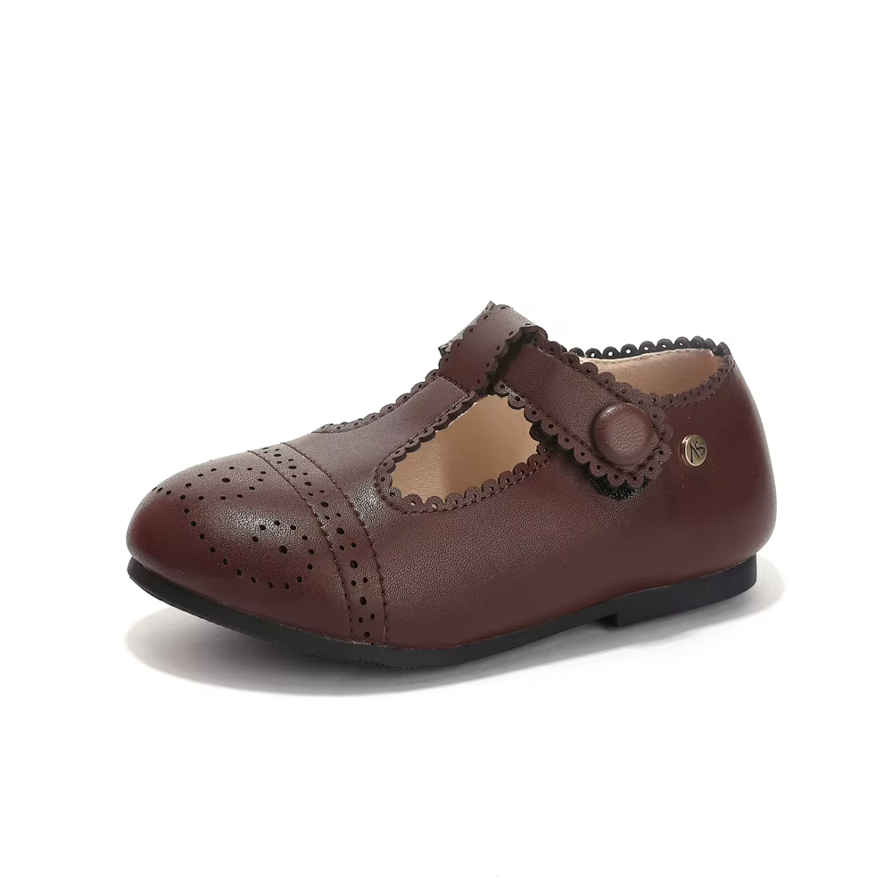 Ali Specials Party Shoes Collection – Brown T-Bar 2 – Ali Specials AW26