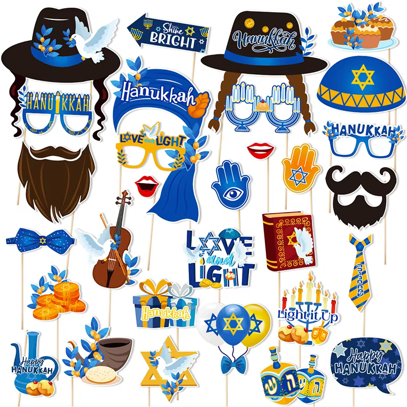 Chanukah Photo Booth Props – 30 Pack — image 6