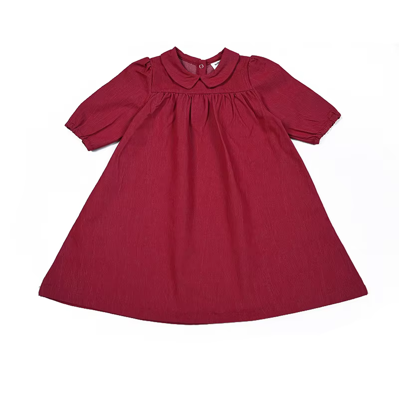 Red Denim Collection – Long Sleeve Dress