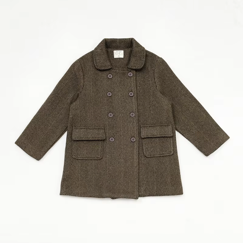 Shabbos Coats – Double Breasted Brow – Ali & Co AW26