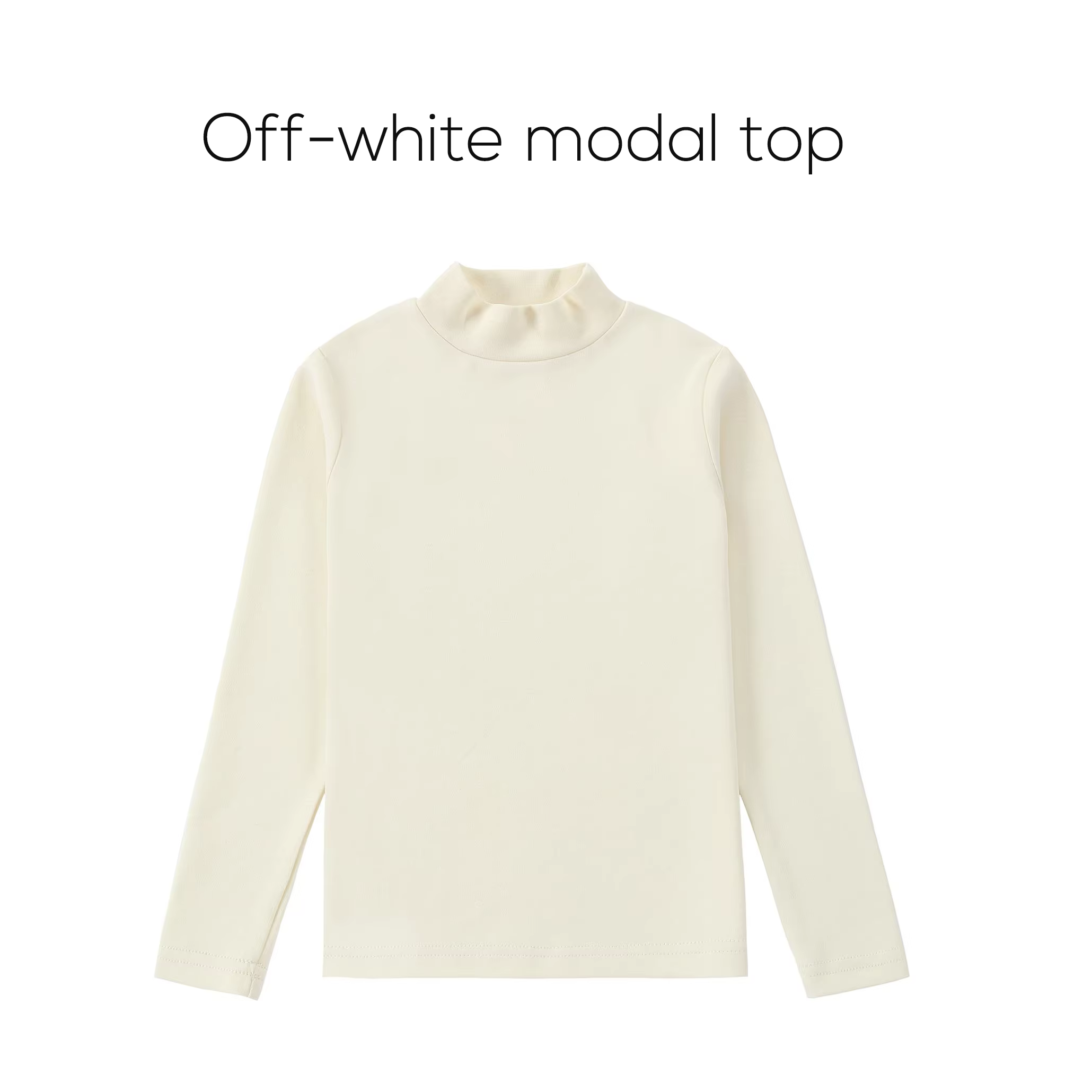 Vintage Satin Collection – Off-white Modal Tee