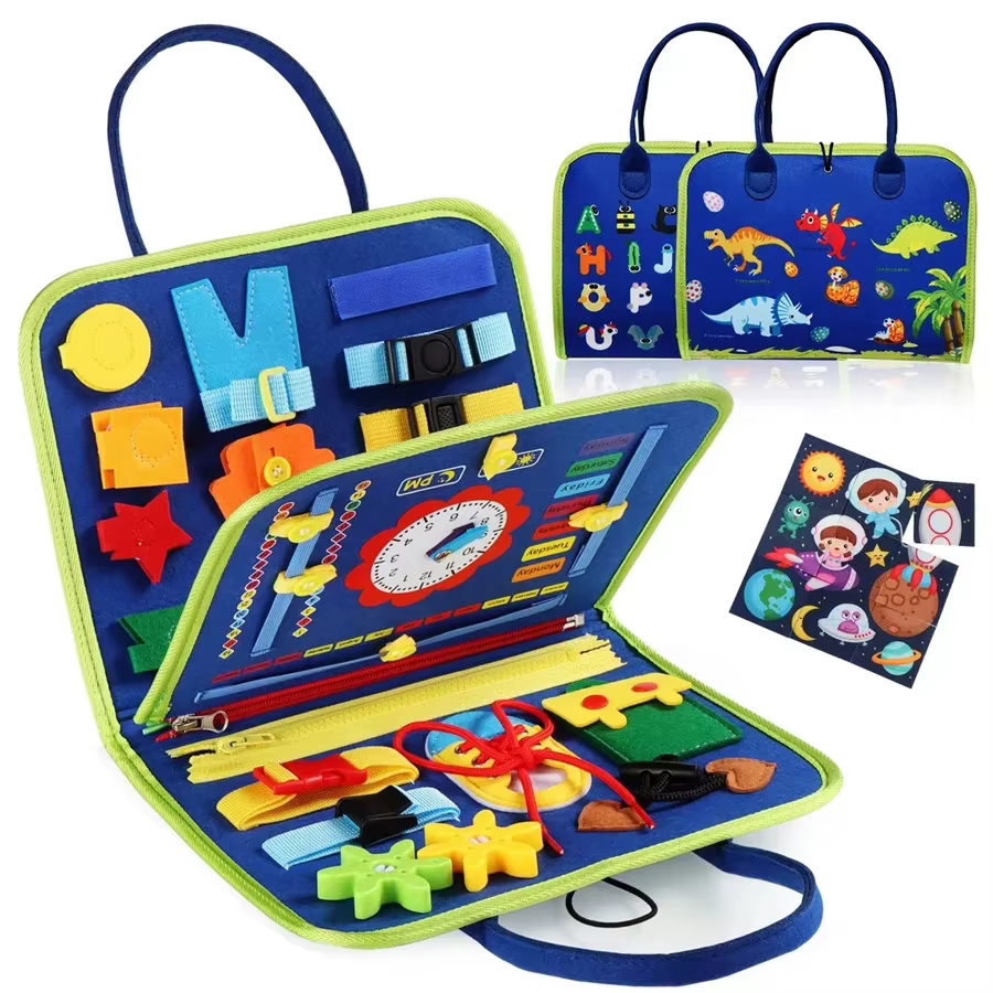 Montessori Busy Board – Dinosaur — image 2