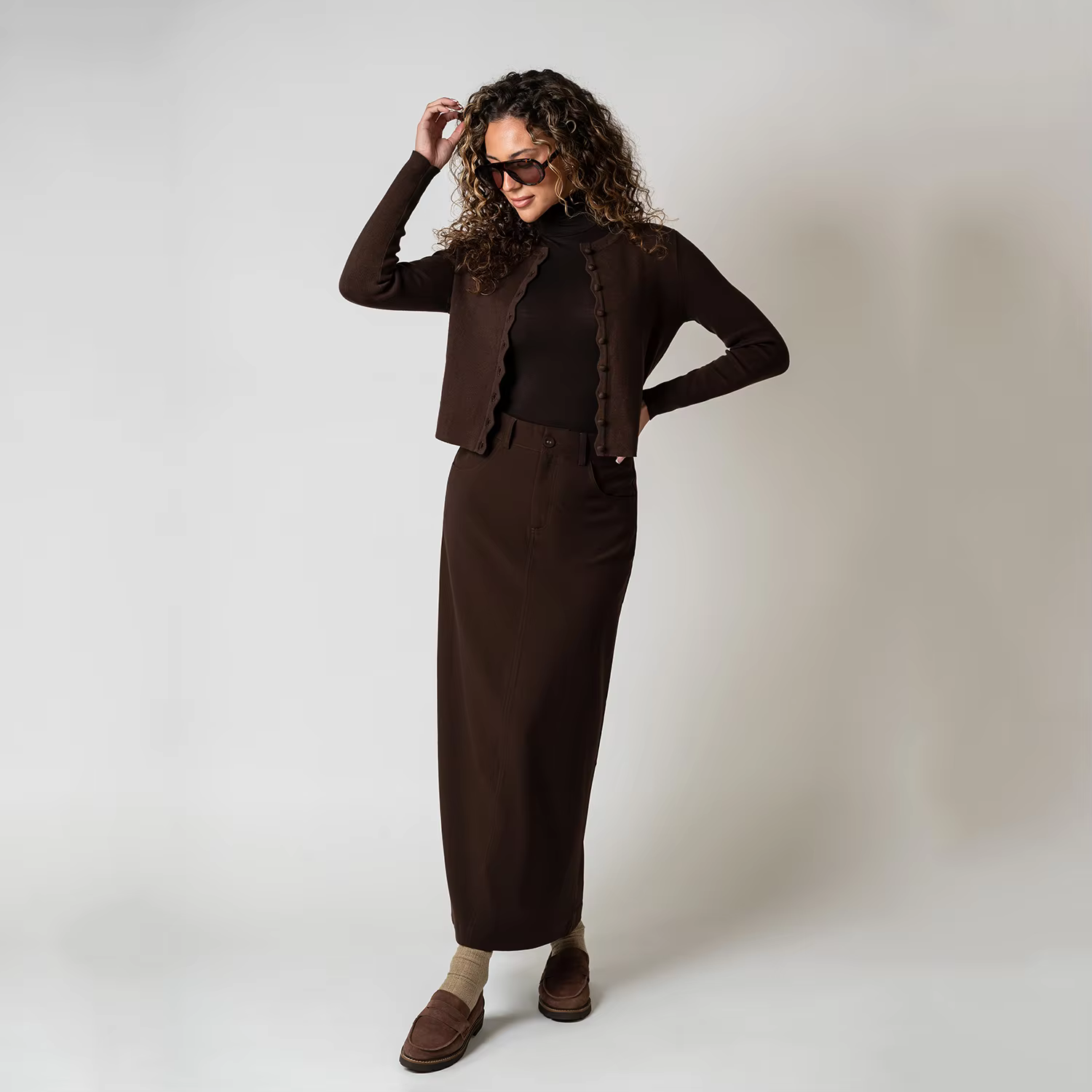 Black Button Cardigan — image 6