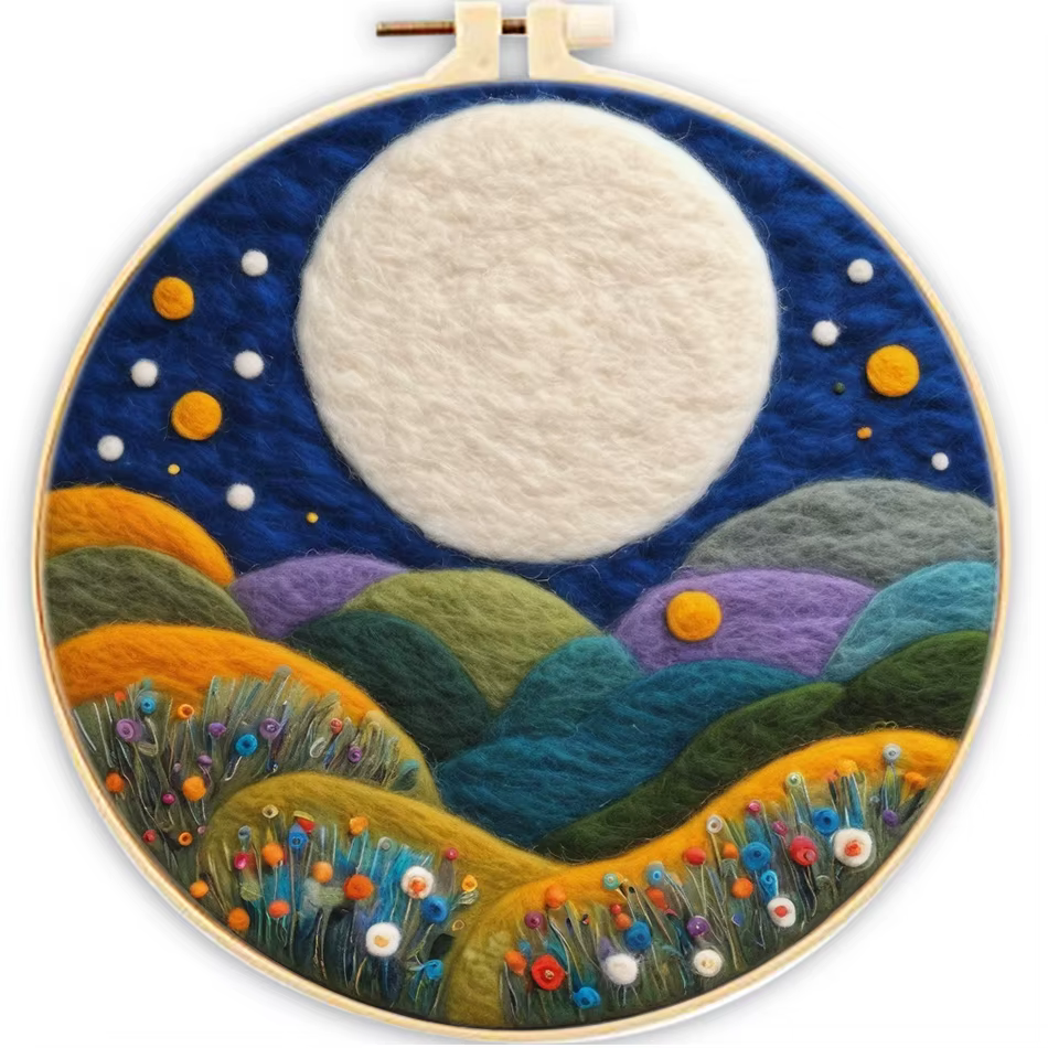 Landscape Wool Felting Kit – Design 369