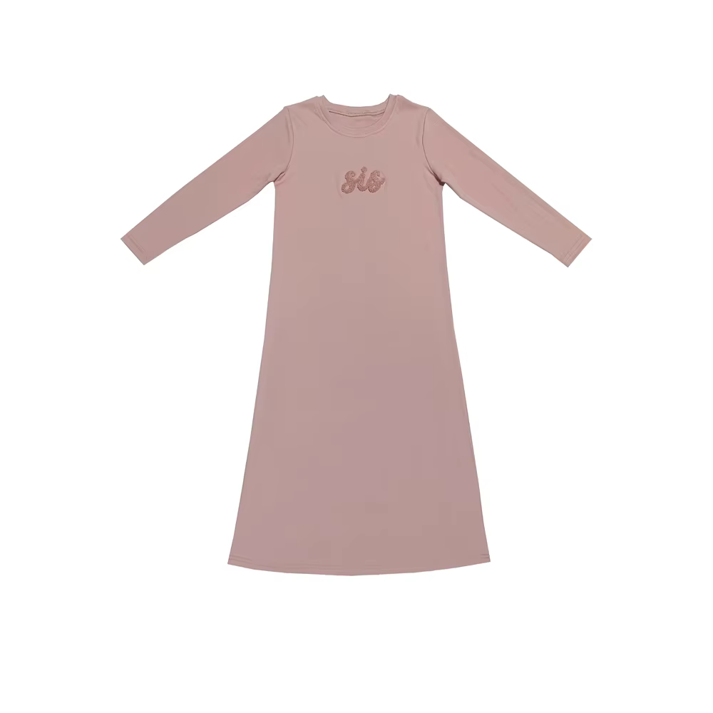 Sibling Loungewear Collection girl pink dress – Ali Plus AW26