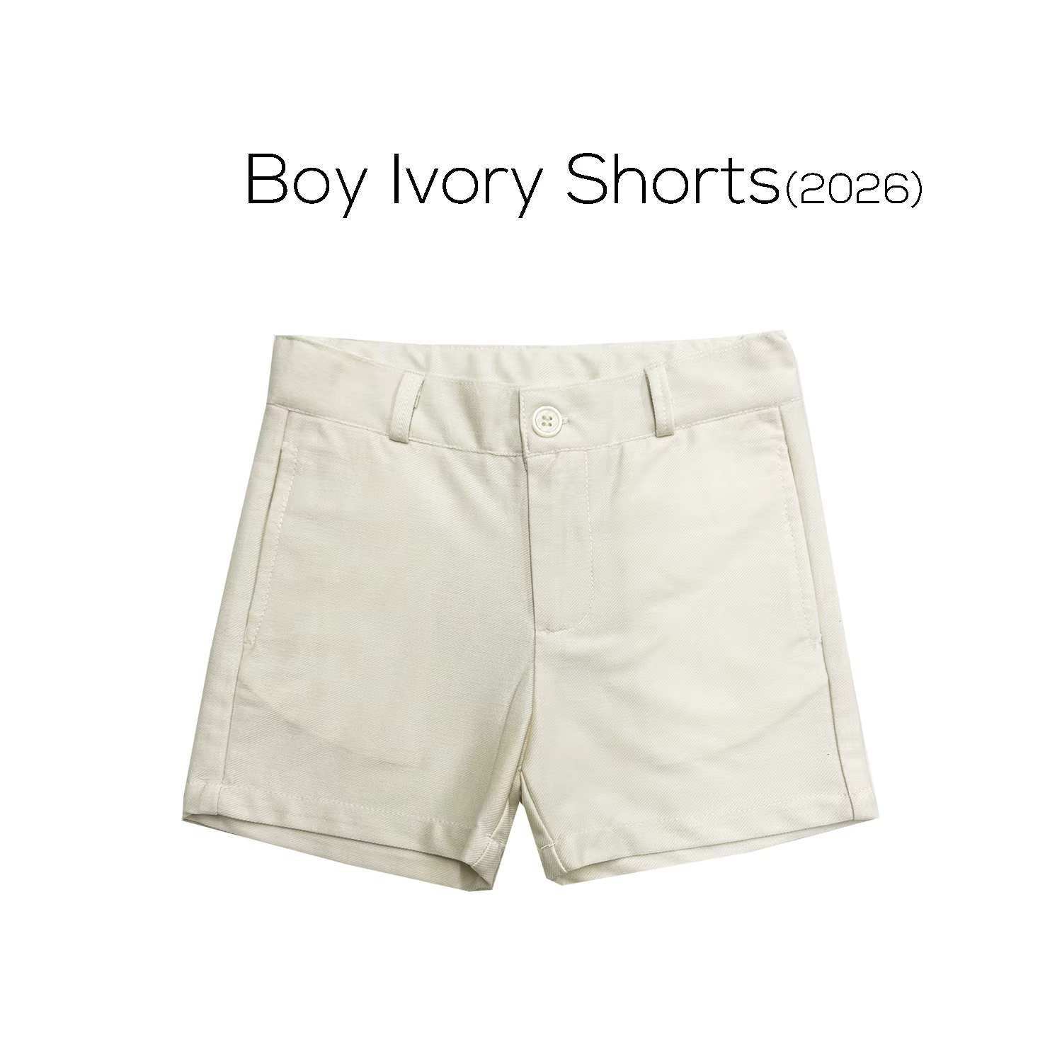 Spanish Sunset Collection – Boys Ivory Shorts