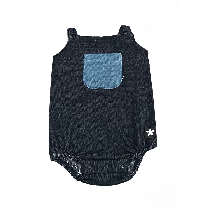 Patchwork Denim Set Tee – Baby Romper