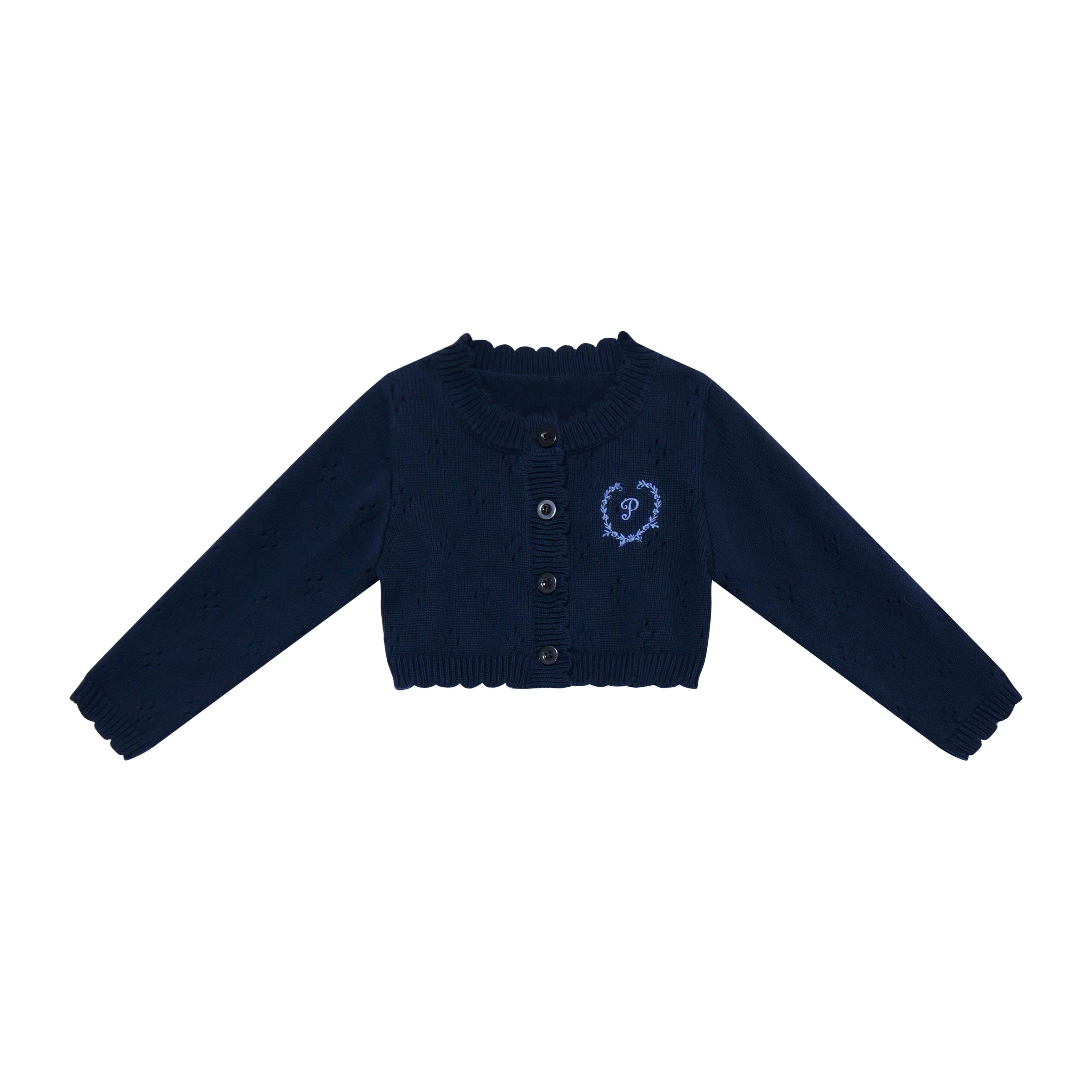 Navy Robe Collection Girl Short Cardigan – Ali Plus AW26