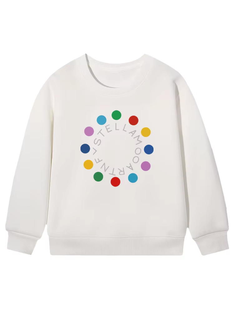 Girls' Colourful Circle Graphic Sweatshirt — image 6