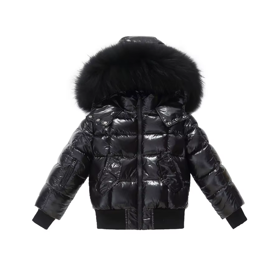 Down Puffer Coats – Black