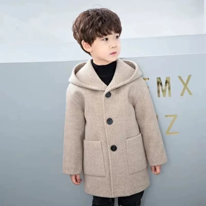 Boys' Wool-Style Winter Jacket — image 3