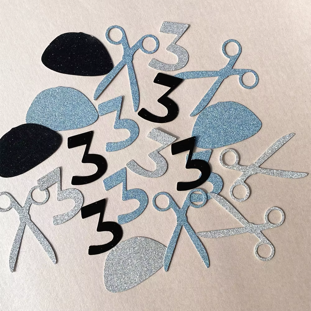 Upsherin Scissors & Tzitzit Confetti