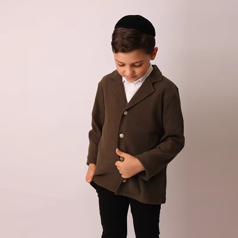 Shabbos Floral Collection – Cardigan Burgundy — image 5