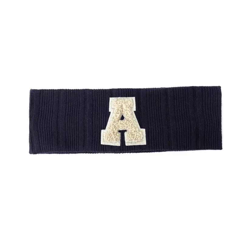 Chenille Letter Patch Headband