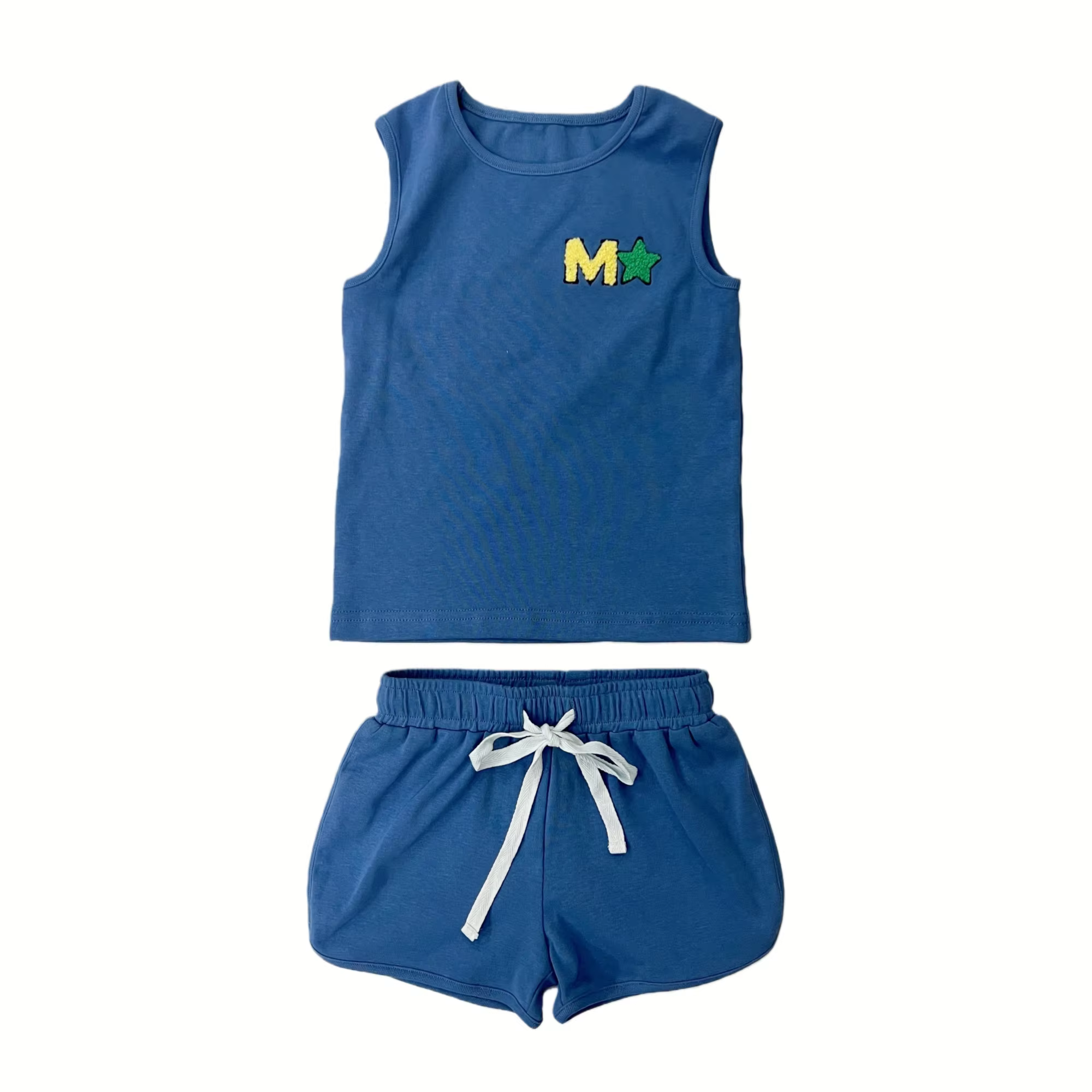 Mali's Ss Blue Embroidery Collection – Baby Boy Set