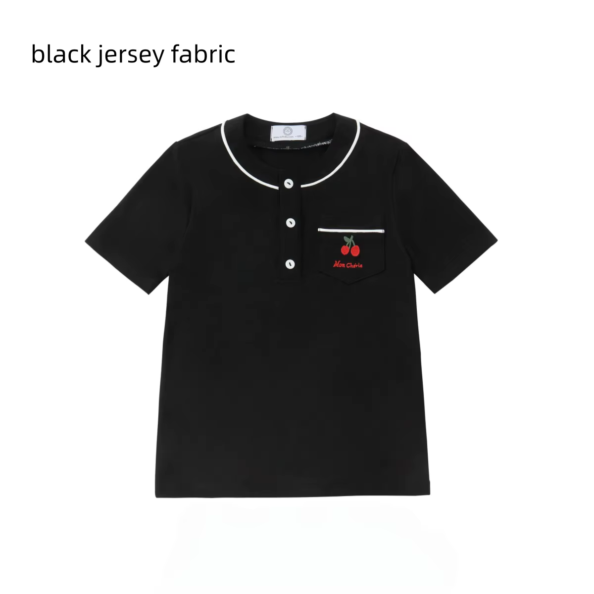 Friday Night Pinstripe Collection – Black Jersey Shirt