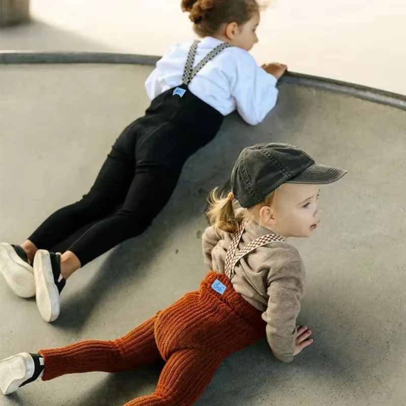Baby Cotton Suspender Overalls — image 2
