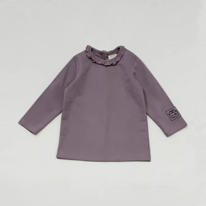 Teal & Lavender – Baby Ruffled Top – Ali & Co AW26